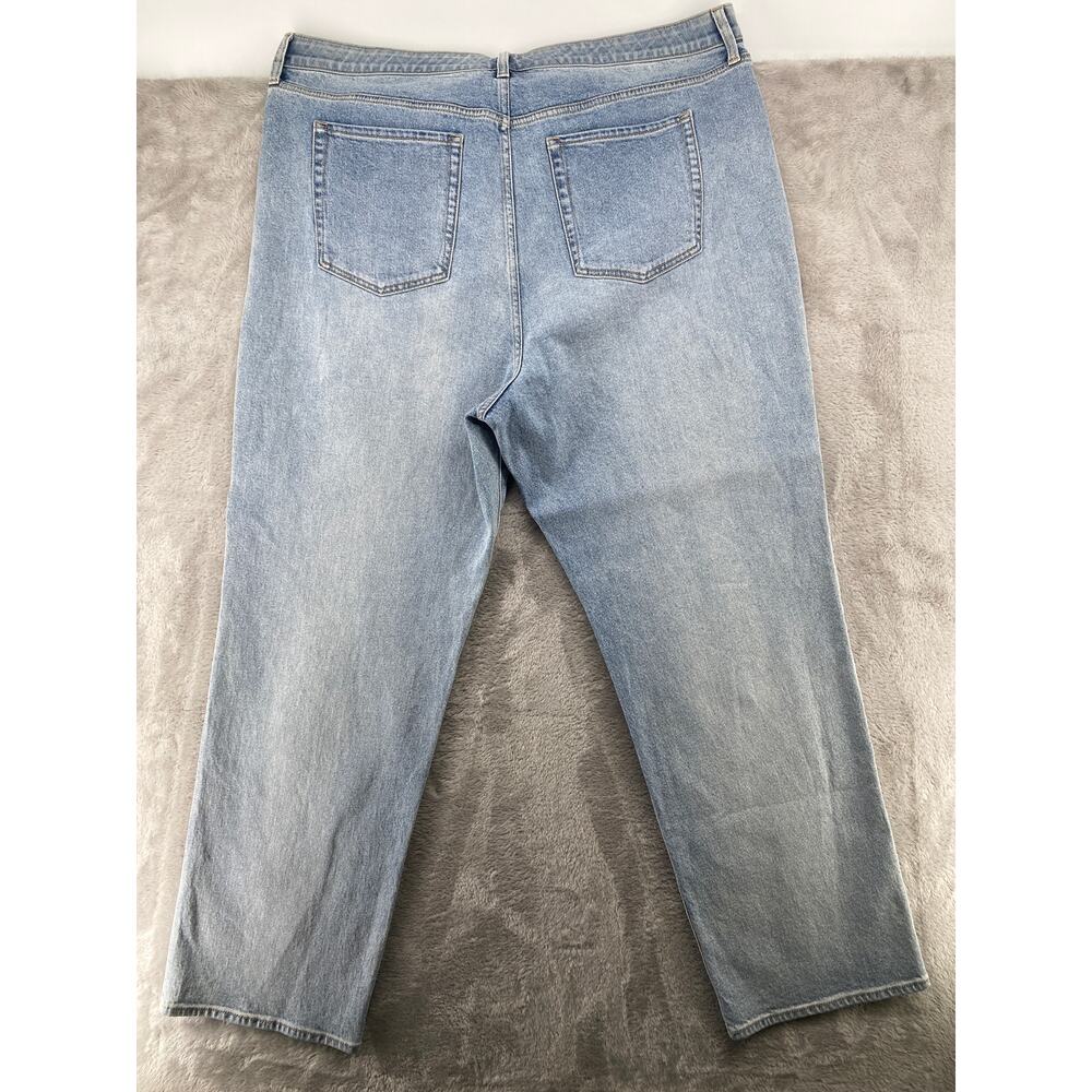 Torrid High Rise Straight Jeans 22 Tall Light Wash Classic Denim NWT - Picture 3 of 5